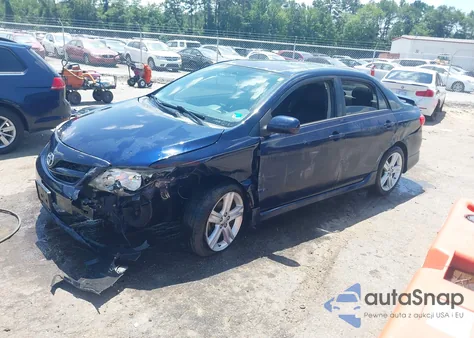 2013 Toyota Corolla S z USA, uszkodzony, nr VIN 2T1BU4EE9DC041439